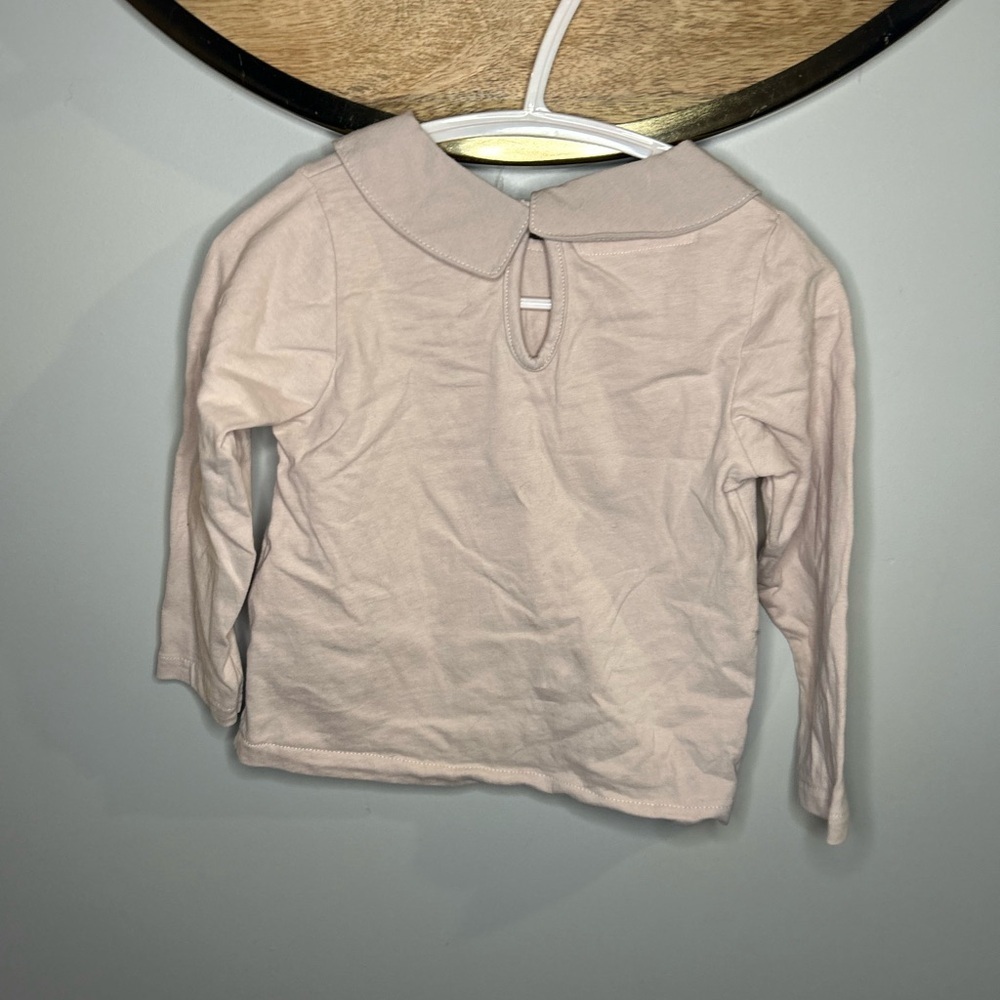 Zara Blush Pink Long Sleeve Kids Top - Picture 6 of 8